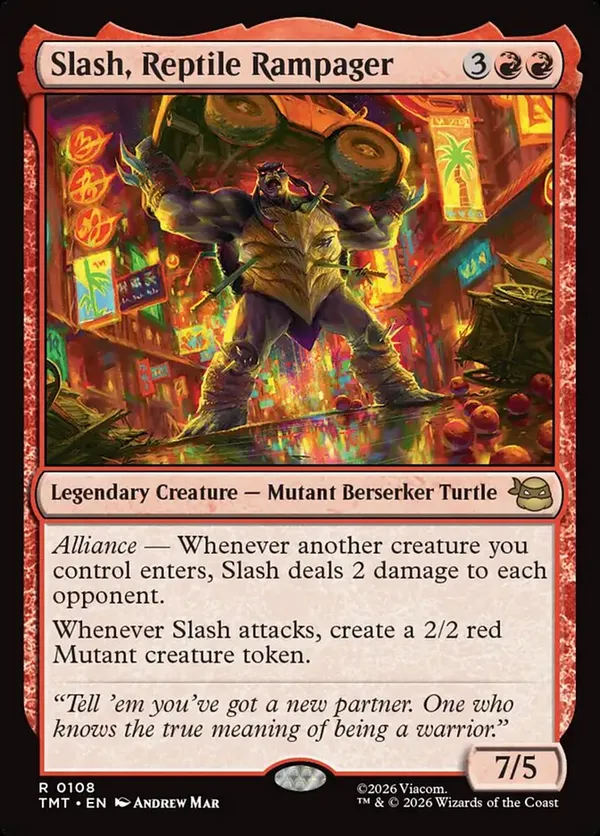 Slash, Reptile Rampager • Teenage Mutant Ninja Turtles (TMT) #108