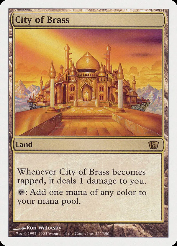 City of Brass • 8th Edition (8ED) #322