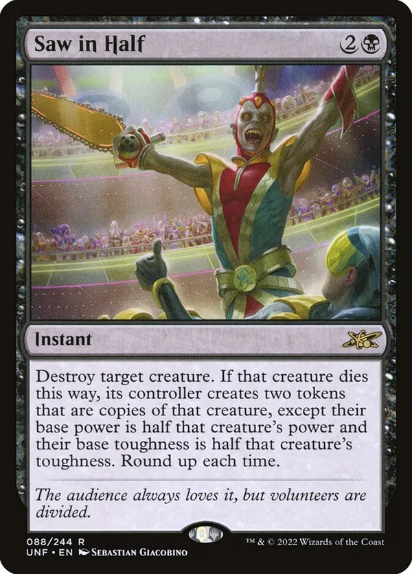 Saw in Half • Unfinity (UNF) #88