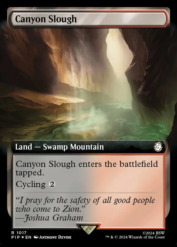 Canyon Slough (Extended Art) (Surge Foil)