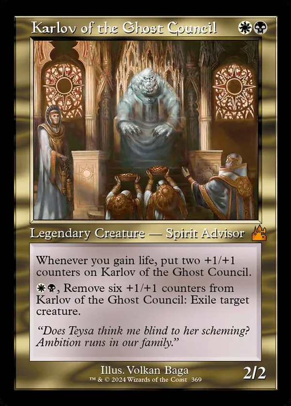 Karlov of the Ghost Council (Retro Frame)