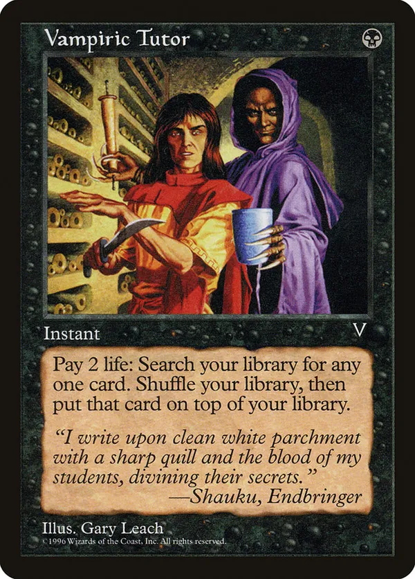 Vampiric Tutor • Visions (VIS) #72