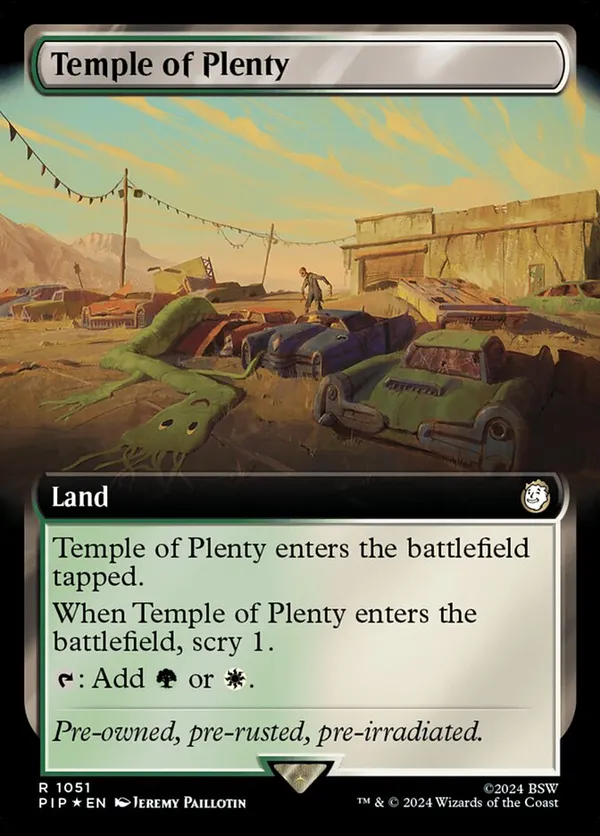 Temple of Plenty (Extended Art) (Surge Foil)