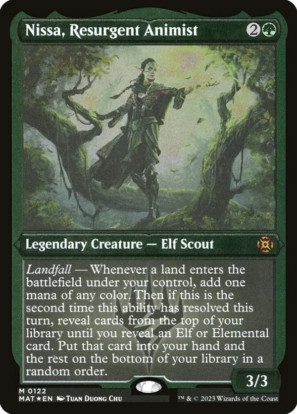 Nissa, Resurgent Animist (Foil Etched)