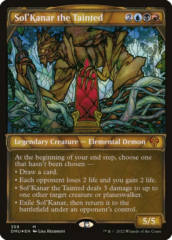 Sol'Kanar the Tainted (Textured Foil)