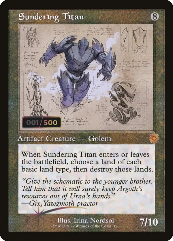 Sundering Titan (Schematic) (Serial Numbered)