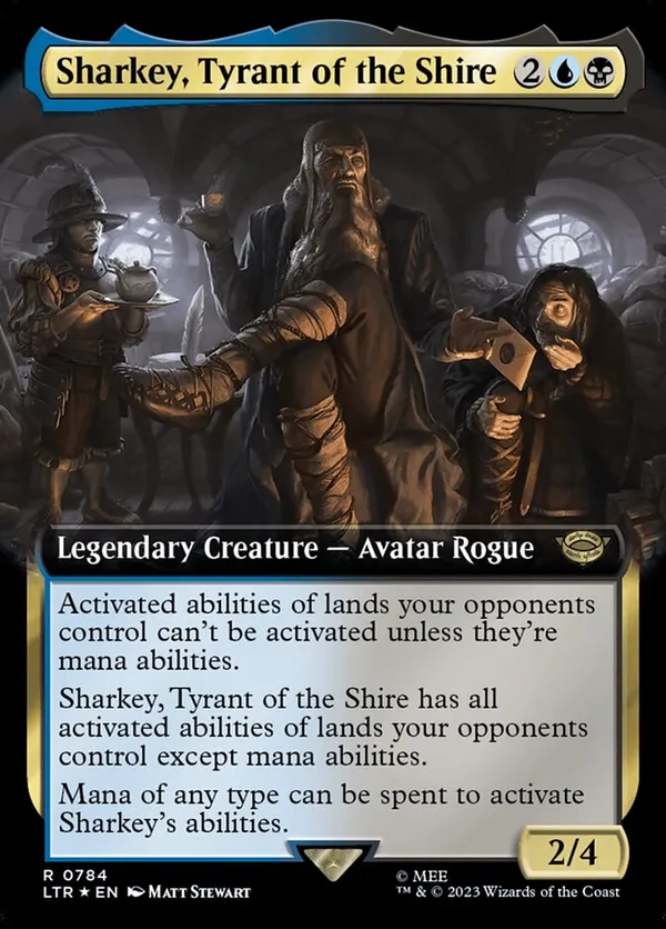 Sharkey, Tyrant of the Shire (Extended Art) (Surge Foil)