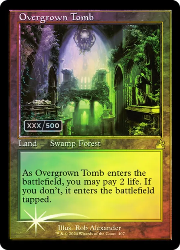 Overgrown Tomb (Retro Frame) (Serial Numbered)