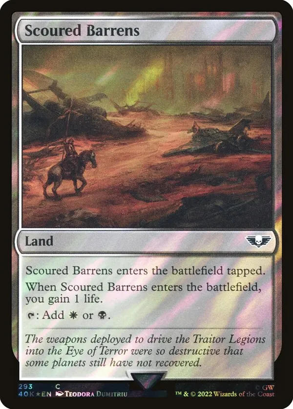 Scoured Barrens (Surge Foil)