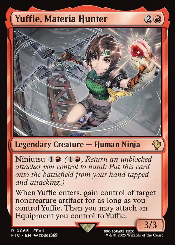Yuffie, Materia Hunter (Surge Foil) • Commander: Final Fantasy