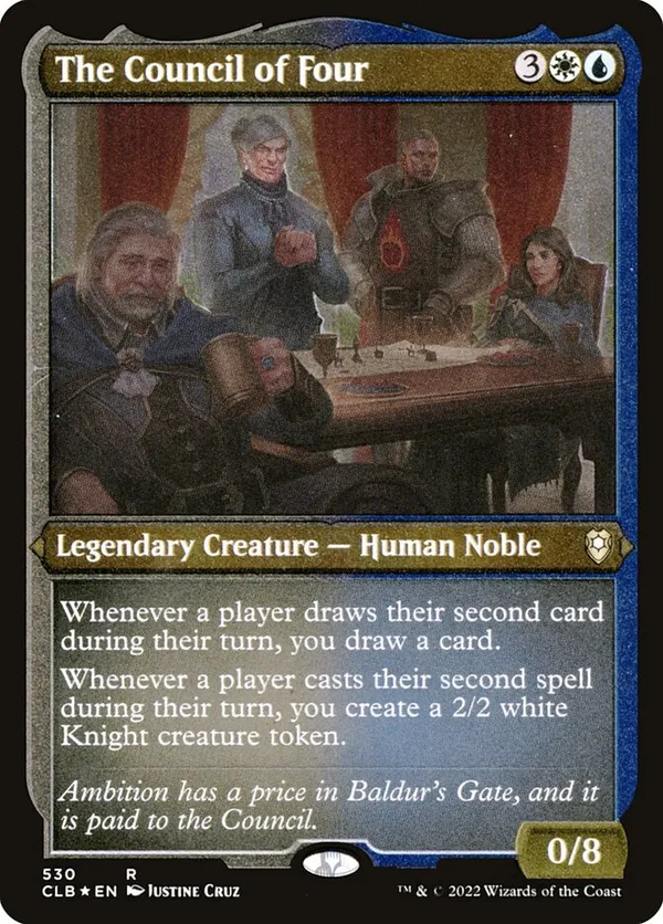 The Council of Four (Etched Foil)
