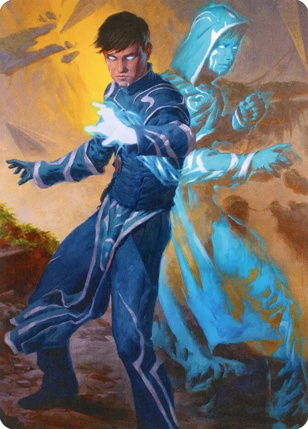 Jace, Mirror Mage 1 Art Card (Gold-Stamped Signature)