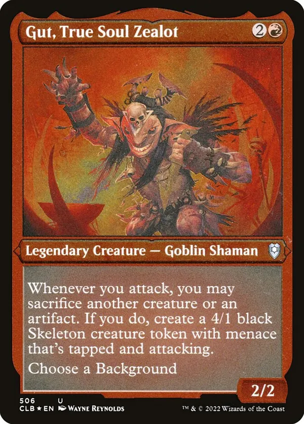 Gut, True Soul Zealot (Etched Foil)