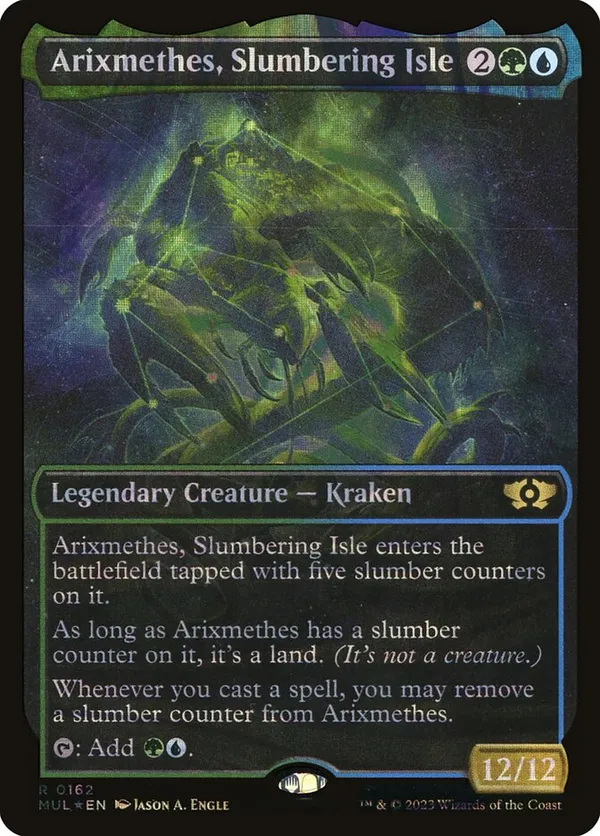 Arixmethes, Slumbering Isle (Halo Foil)