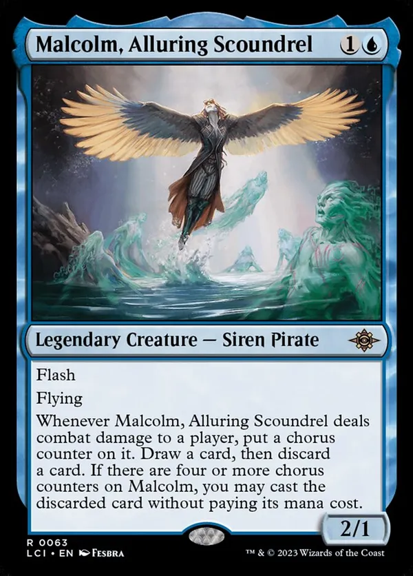 mtg chorus cards Angelic Print you gain life equal to its toughness. Malcolm, Alluring Scoundrel The