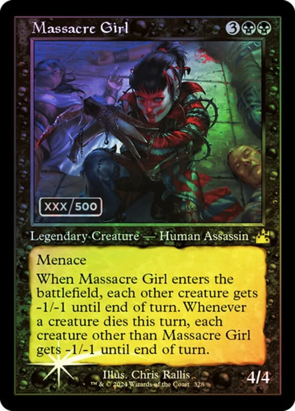 Massacre Girl (Retro Frame) (Serial Numbered)