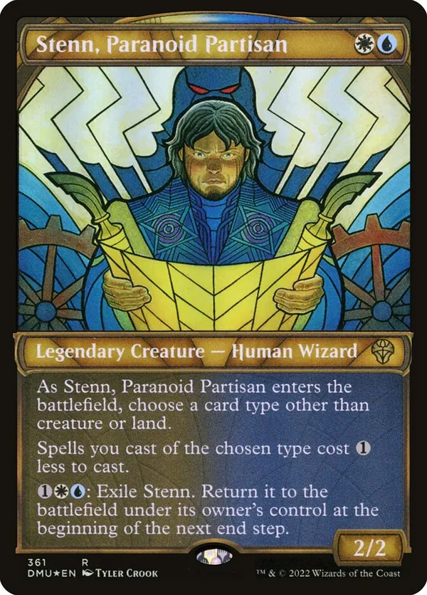 Stenn, Paranoid Partisan (Textured Foil)