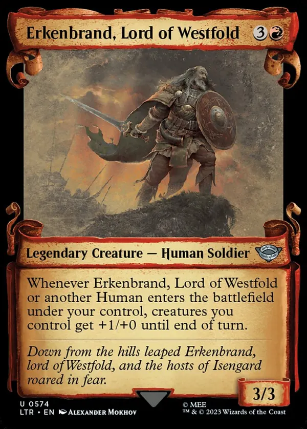 Erkenbrand, Lord of Westfold (Showcase Scrolls)