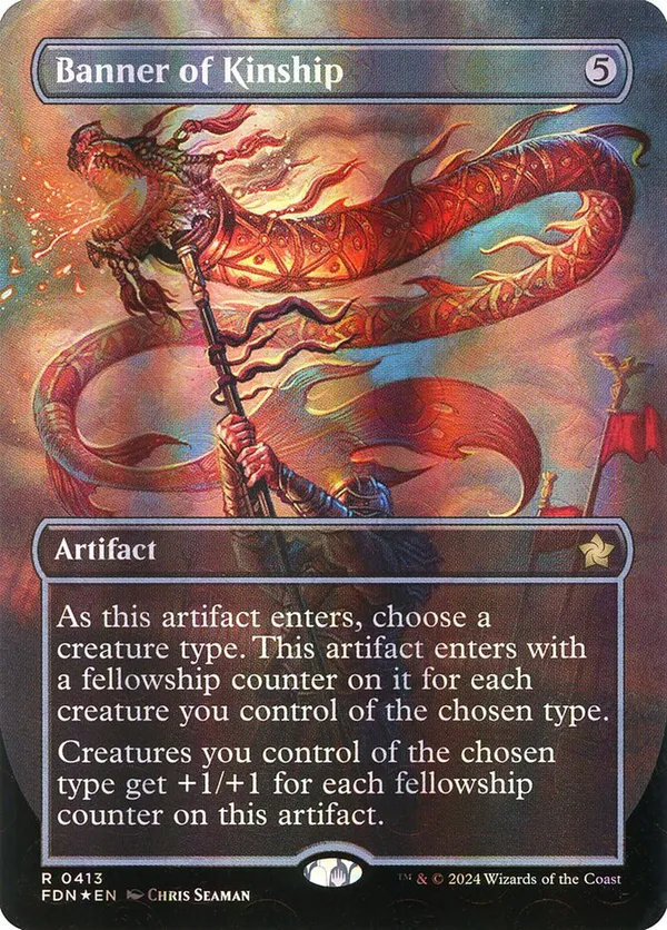 Banner of Kinship (Borderless) (Mana Foil)