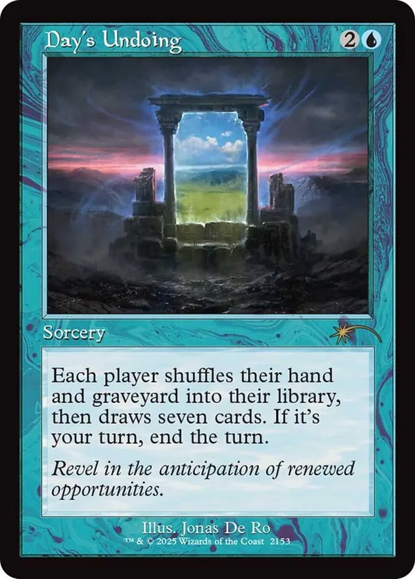 Day's Undoing (Retro Frame)  Secret Lair Deck: Dandan (SLD) #2153