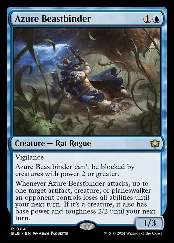 Azure Beastbinder • Bloomburrow (BLB) #41