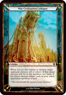 May Civilization Collapse (Archenemy)