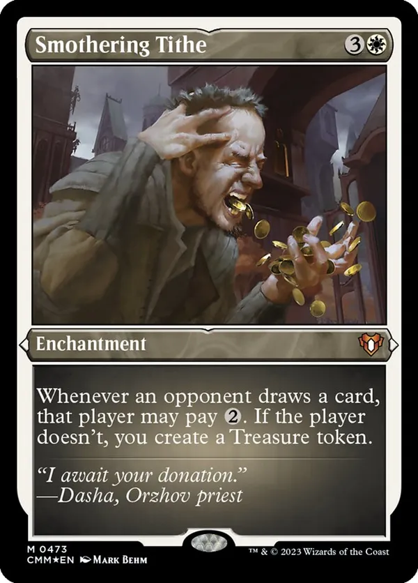 Smothering Tithe (Foil Etched) • Commander Masters (CMM)