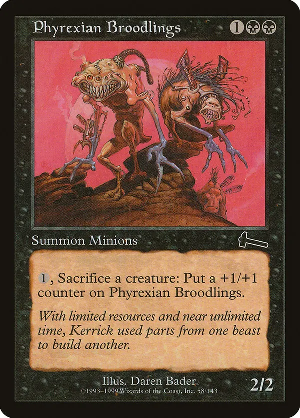 Phyrexian Broodlings Urza's Legacy (ULG) #58 Phyrexian Broodlings Urza's Legacy (ULG) #58