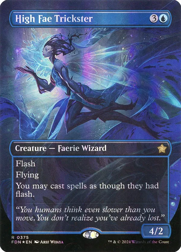 High Fae Trickster (Borderless) (Mana Foil)