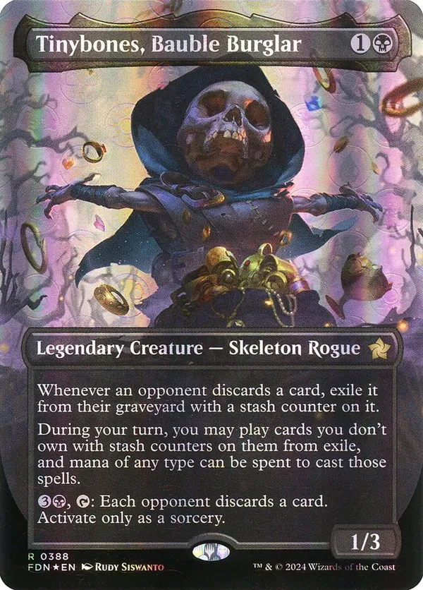 Tinybones, Bauble Burglar (Borderless) (Mana Foil)