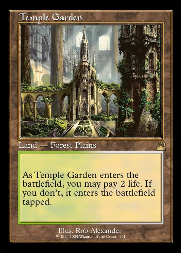 寺院の庭/Temple Garden 寺院の庭/Temple Garden》[GRN] 土地R | 日本最大級 MTG通販