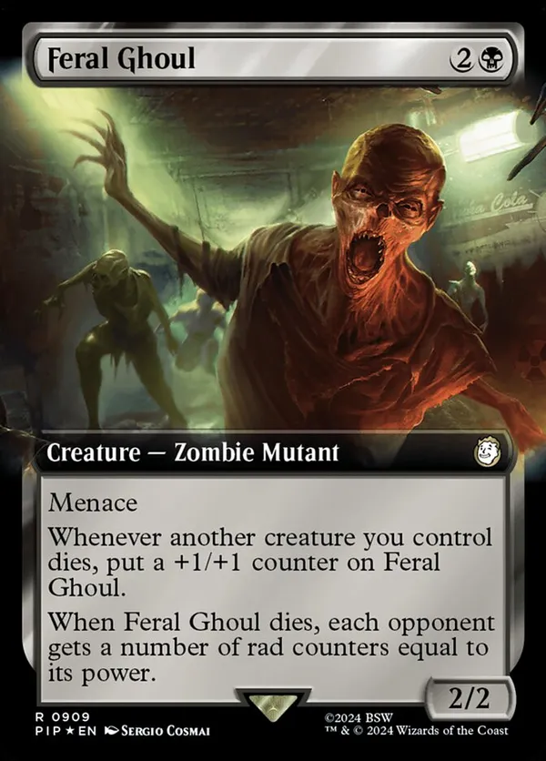 Feral Ghoul (Extended Art) (Surge Foil)