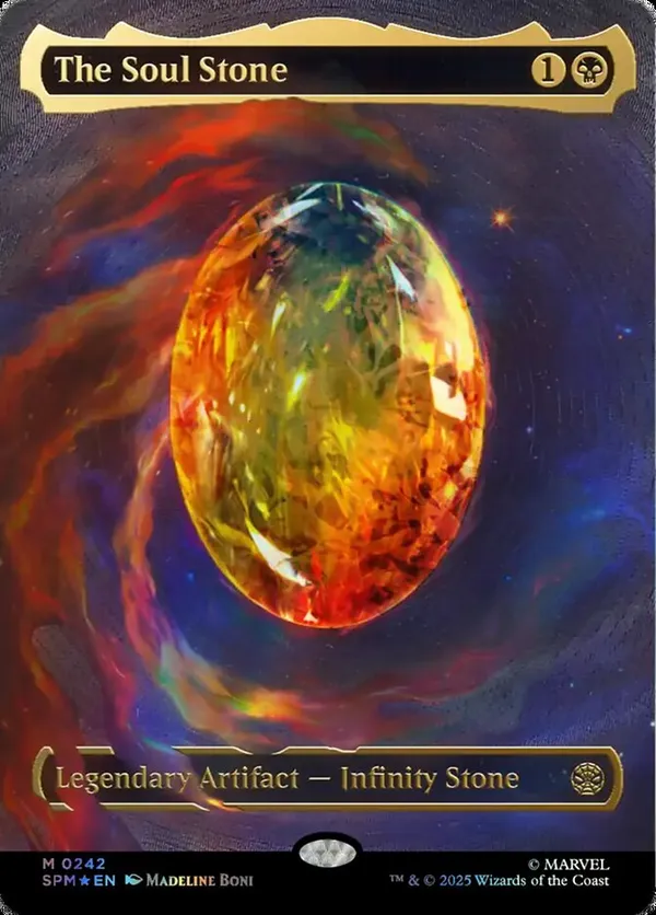 The Soul Stone (Cosmic Foil) • Marvel's Spider-Man (SPM) #242