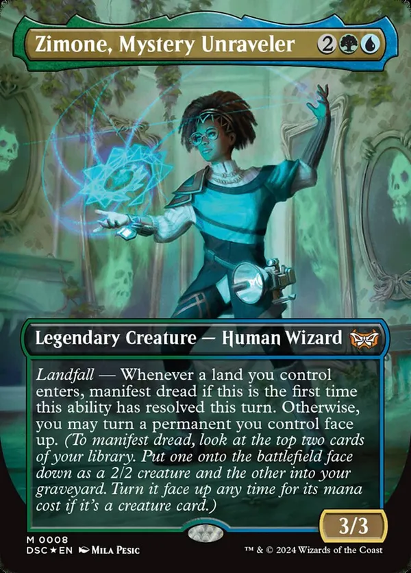 Zimone, Mystery Unraveler (Borderless)