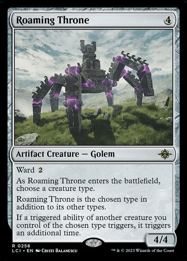 Roaming Throne • The Lost Caverns of Ixalan (LCI) #258