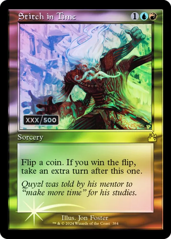 Stitch in Time (Retro Frame) (Serial Numbered)