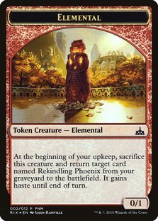 City's Blessing // Elemental Double-sided Token