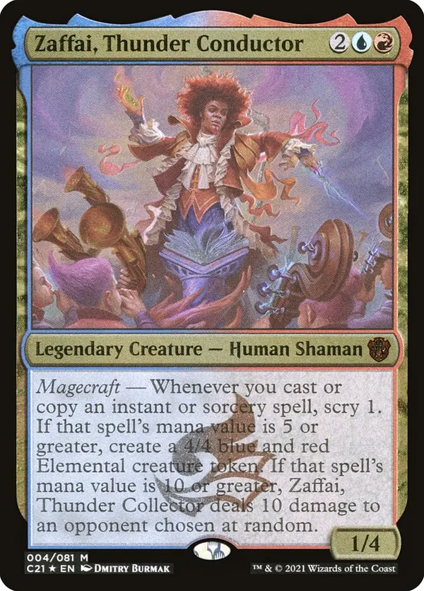 Zaffai, Thunder Conductor (Thick Stock)