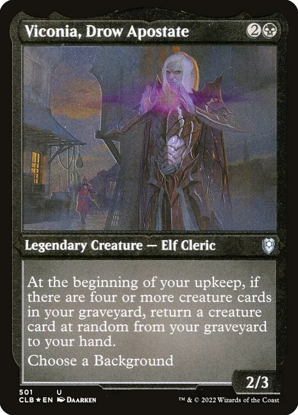 Viconia, Drow Apostate (Etched Foil)