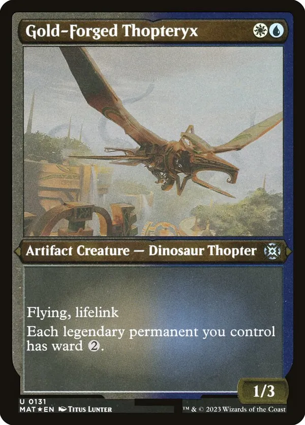 Gold-Forged Thopteryx (Foil Etched)