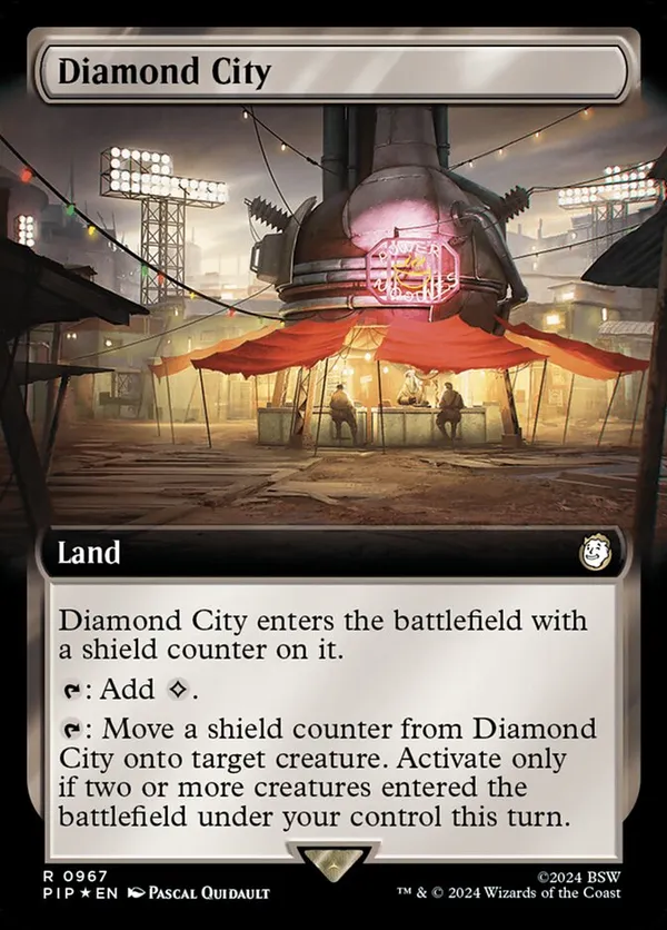 Diamond City (Extended Art) (Surge Foil)