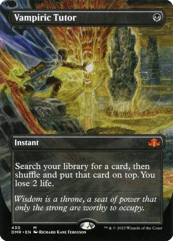 Magic: The Gathering - Vampiric Tutor (Tutore Vampirico) - Rara - Visions (VIS) - Singola