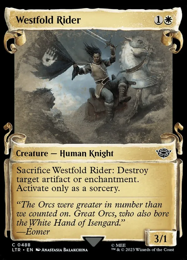 Westfold Rider (Showcase Scrolls)