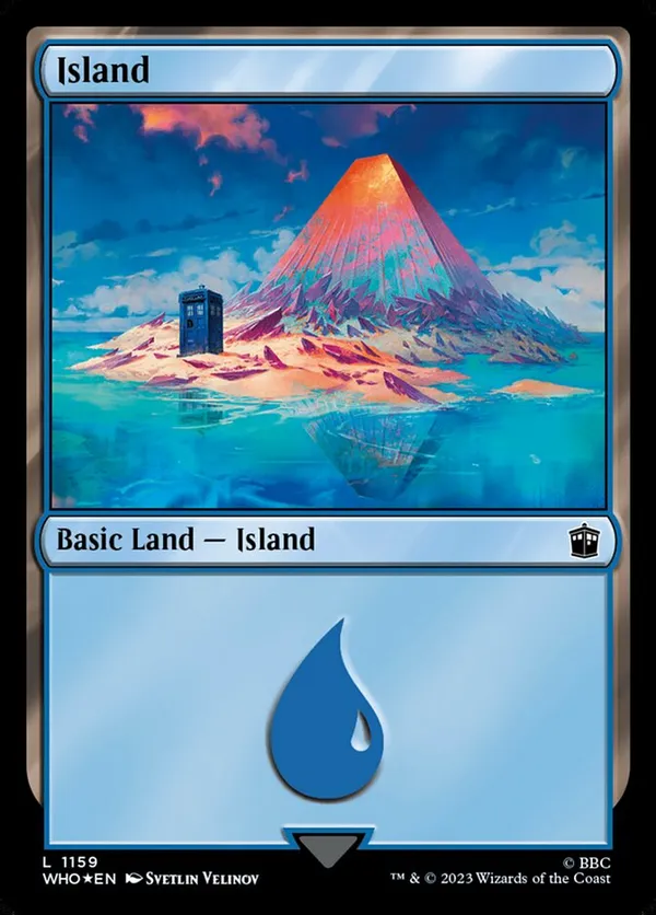 Island (1159) (Surge Foil)