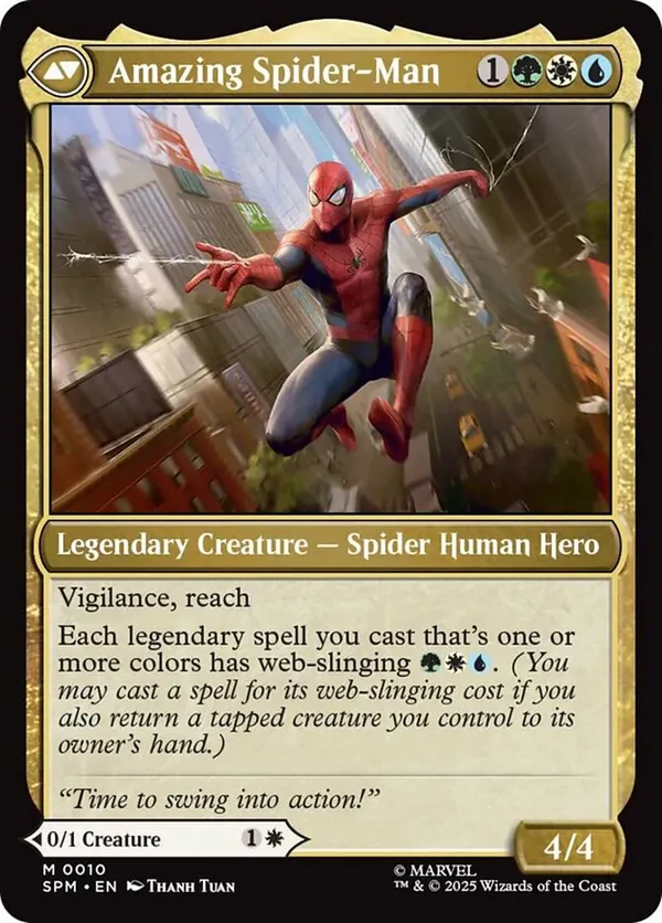 MTGピーター・パーカー/Peter Parker SPM0232 FOIL Marvel's Spider-Man Variants Foil: Peter Parker (0232