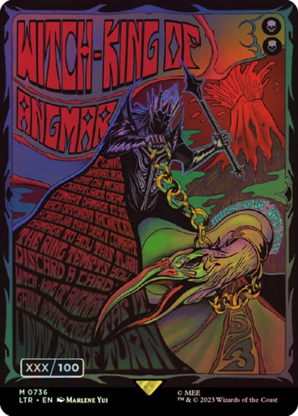 Witch-king of Angmar (Borderless Poster) (Serial Numbered)