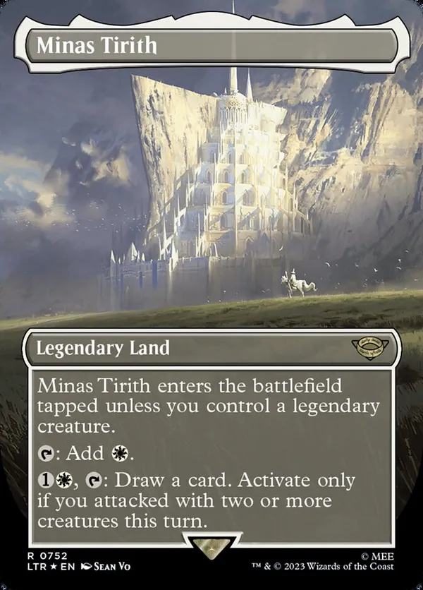 Minas Tirith (Borderless) (Surge Foil)