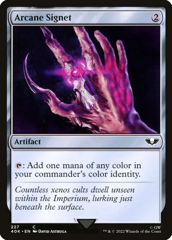 Arcane Signet (227) (Surge Foil) • Universes Beyond