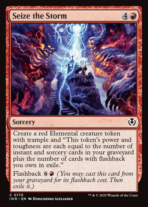 mtg storm cards Seize the Storm • Innistrad Remastered (INR) #170