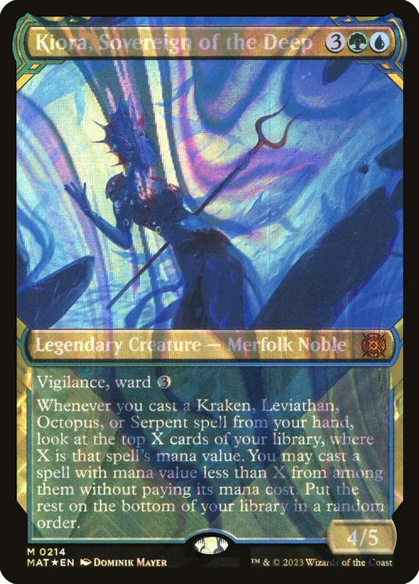 Kiora, Sovereign of the Deep (Halo Foil)